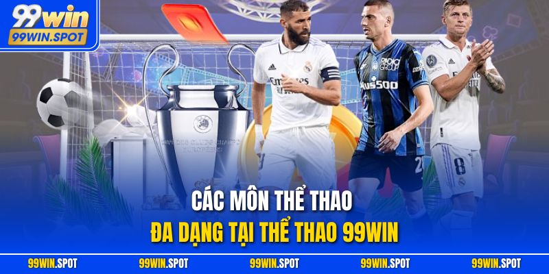 Các môn thể thao đa dạng tại thể thao 99WIN